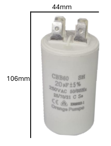 Condensador CBB 65 MFD 220-250V | Capacitor de Arranque