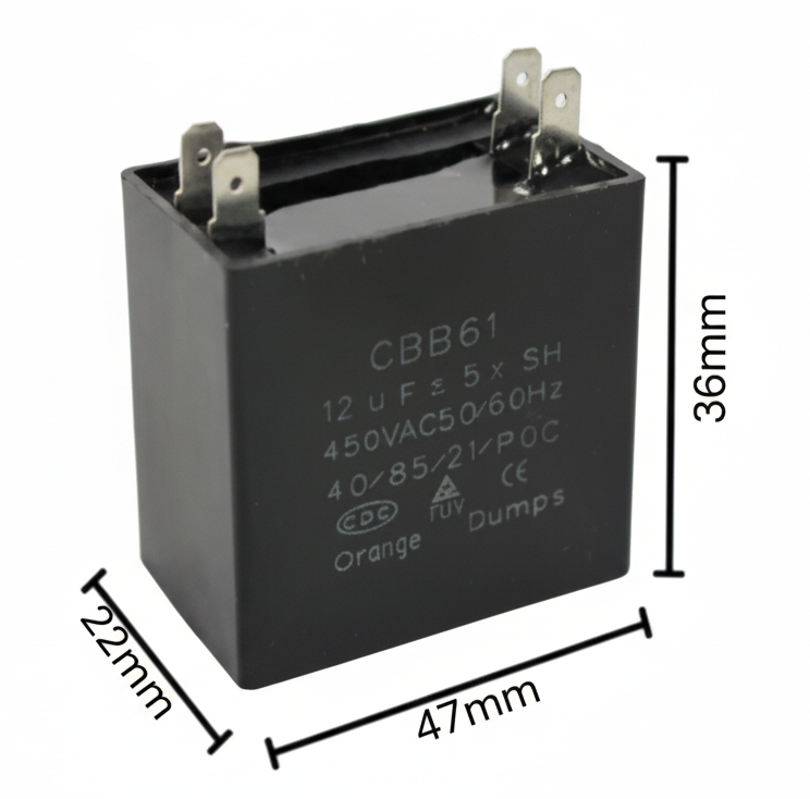 Capacitor 6 mfd 450v | Condensador de Trabajo