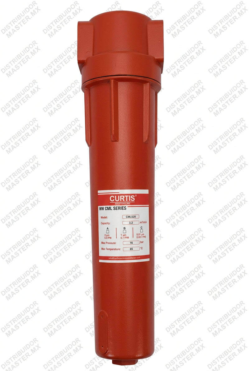 Filtro de aire para compresor CML120 - Serie CML Curtis Master Line