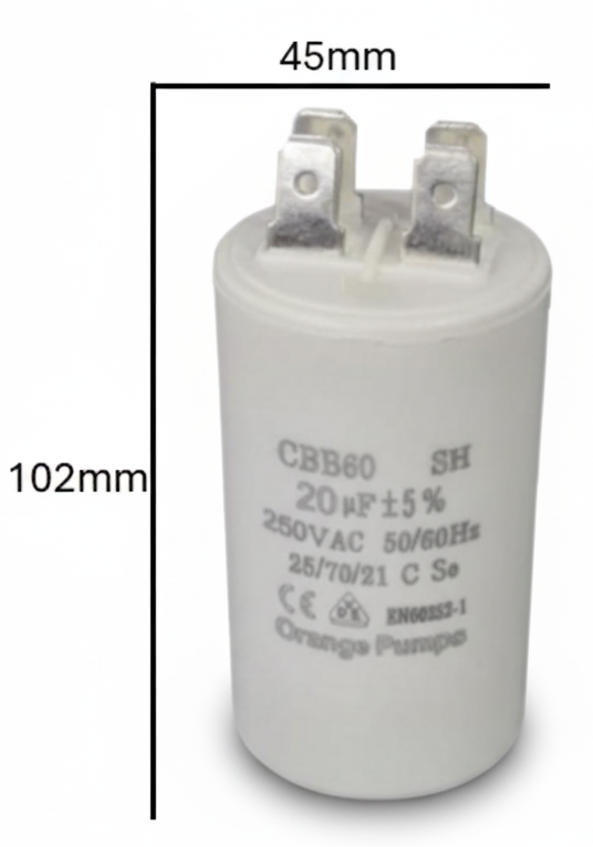 Condensador CBB 80 MFD 220-250V | Capacitor de Arranque