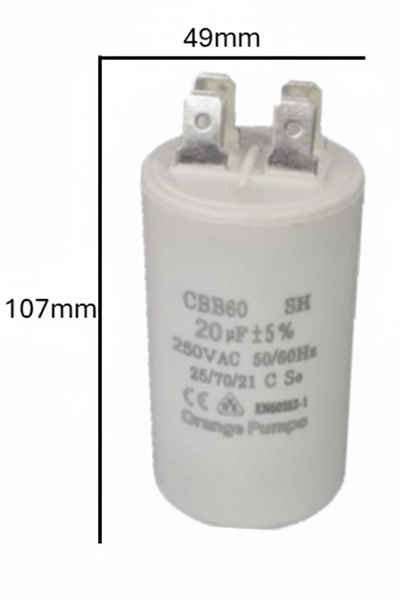 Condensador CBB 90 MFD 220-250V | Capacitor de Arranque