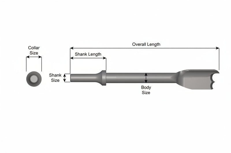 930 Cortador de Mofle y Tubo Vástago .401 Turn Type - Ajax Tool Works