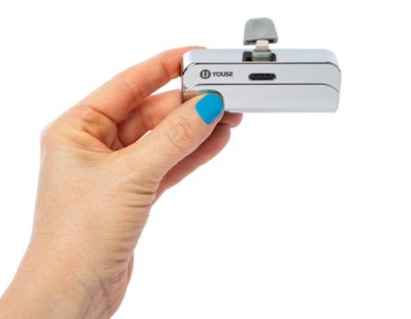 Mini batería externa recargable de 3000 mAh con conector de 8 pines para Iphone