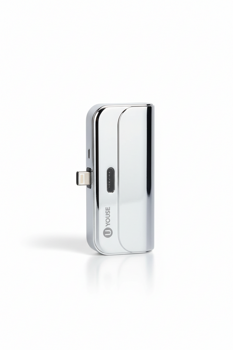 Mini batería externa recargable de 3000 mAh con conector de 8 pines para Iphone