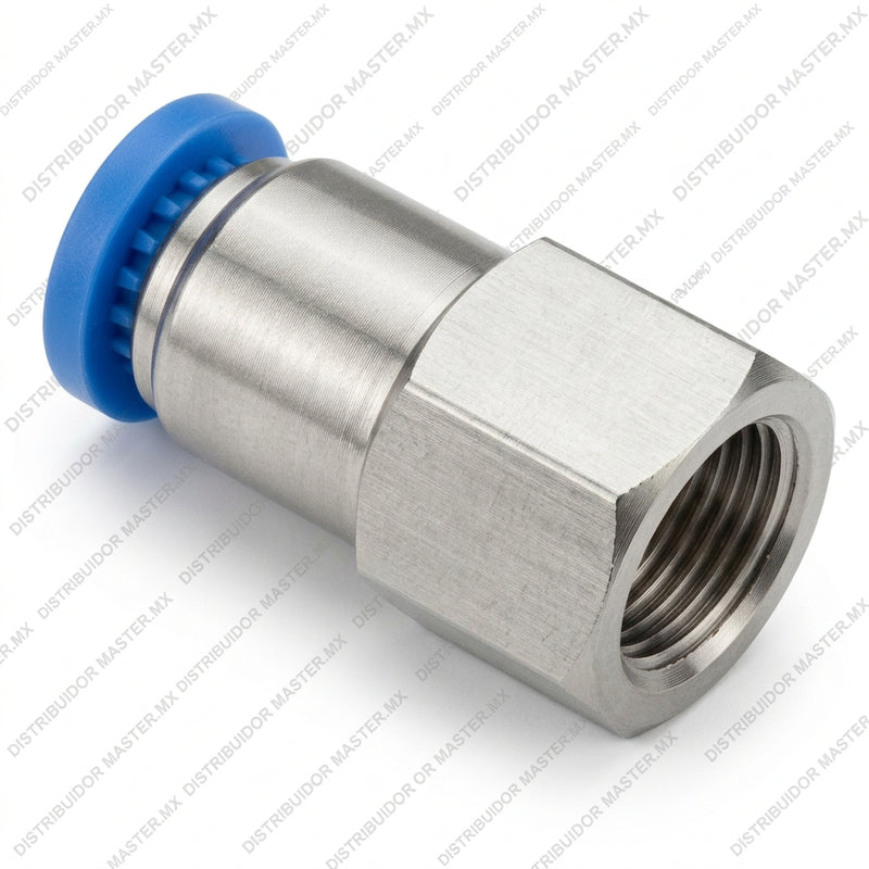 Conector Recto Hembra MPCF0803 — Manguera 8 mm y Rosca 3/8"