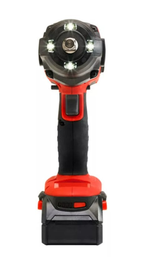 Cp 8849 Pistola llave de Impacto inalambrica de 1/2 Con Baterías  Cargador Y Estuche CP8849