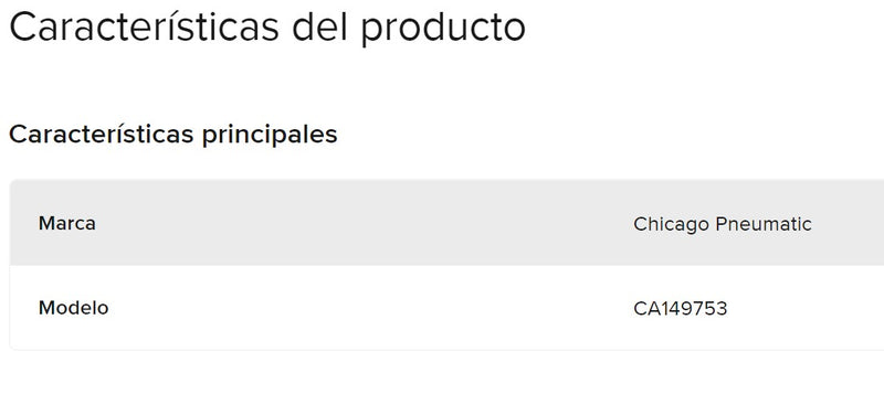 CA 149753 Aspas de Refacción Chicago Pneumatic | Kit de Paletas de Alta Resistencia