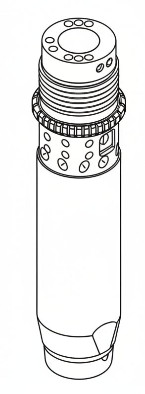 Cilindro para Modelo CP 4123-3R Chicago Pneumatic | Cuerpo de Impacto Extendido para Remachado Estructural de Alta Potencia