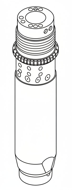 Cilindro para Modelo CP 4123-4 Chicago Pneumatic | Maxima Carrera de Impacto para Remachado Estructural Pesado