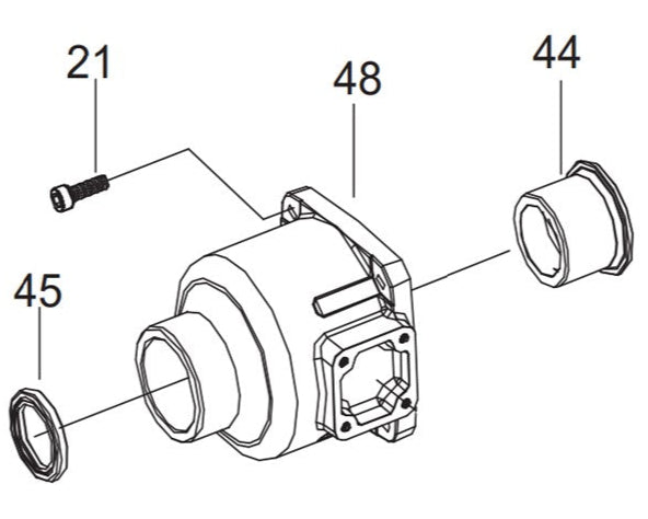 8940169478 Carcasa de Martillos Completa (Hammer Case Complete) Chicago Pneumatic | Blindaje de Impacto y Soporte de Transmisión Frontal