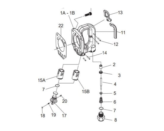 8940169474 Mango Completo (Handle Frame Complete) Chicago Pneumatic | Chasis Ergonómico y Centro de Control Neumático