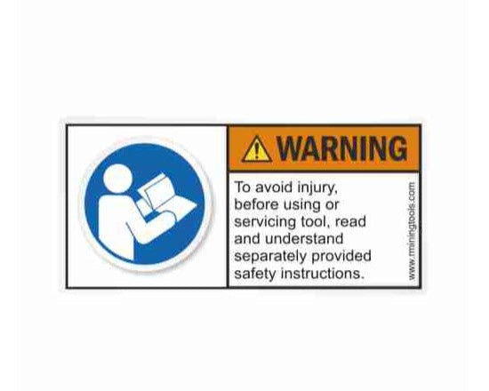 3310160200 Etiqueta de Seguridad (Safety Decal) Chicago Pneumatic | Señalización Crítica de Advertencia y Cumplimiento Normativo