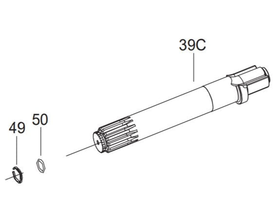 8940169477 Kit de Yunque Estriado (Anvil Kit Spline) Chicago Pneumatic | Eje de Salida de Máxima Tracción para Impacto Pesado