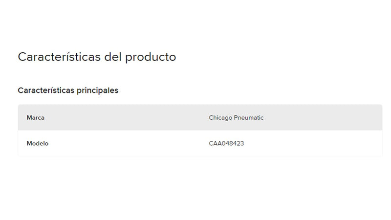 CA 048423 Anvil 3/4" Chicago Pneumatic | Zanco o Yunque de Tracción (CA048423)