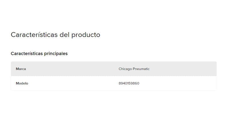 Needle Set / Juego de Agujas 8940159860 Chicago Pneumatic | Repuesto de Agujas de Acero Endurecido para Escareador Neumático