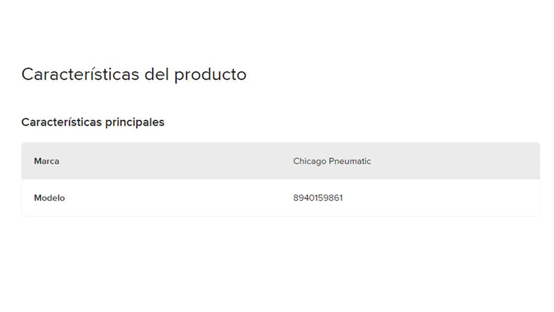 8940159861 Fijador de Cincel Chicago Pneumatic | RETAINER
