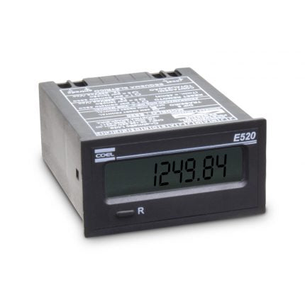 Totalizador Digital Coel E520/11 LCD 8 Dígitos con Reset Frontal