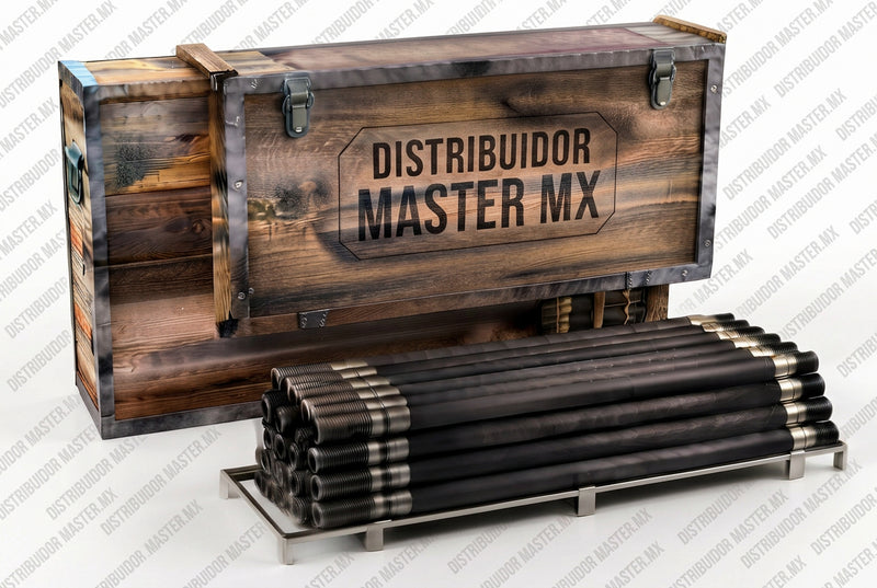 Barra de Perforación Rhino Drill 2 mt x 80 mm — Rosca API 2 3/8 (Acero de Alta Resistencia) 1 Pz
