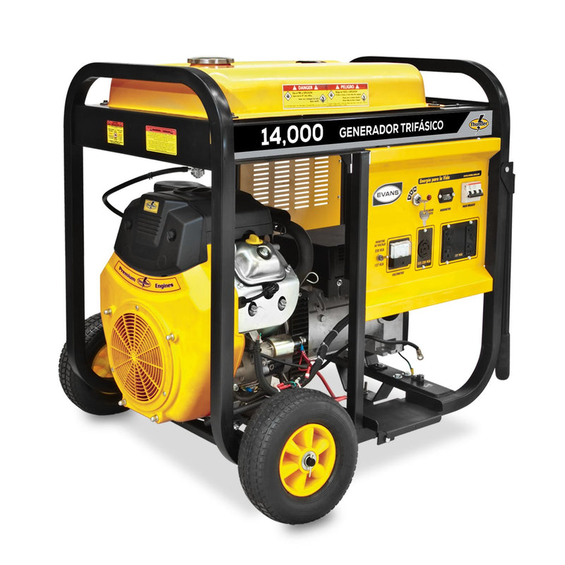 Generador Trifásico EVANS 14,000 VA - Potencia para Grandes Demandas