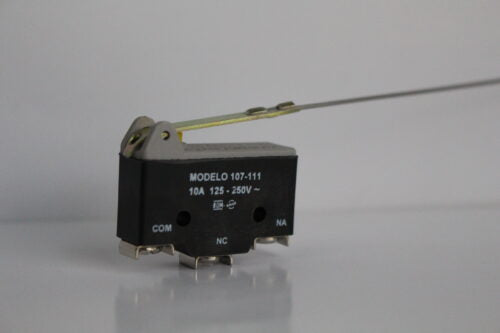 Microswitch Hartmann 107-111 Palanca con alambre 10 A 125-250 Vca