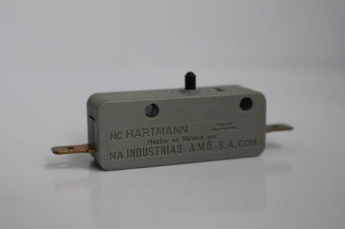 Microswitch Hartmann 149-902 Pin pulsador 15 A 125-250 Vca
