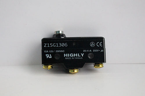 Microswitch Highly Z15G1306 Botón plano 15 A 125/250 Vca