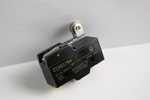 Microswitch Highly Z15G1704 Palanca corta con rodillo 15 A 125/250 Vca