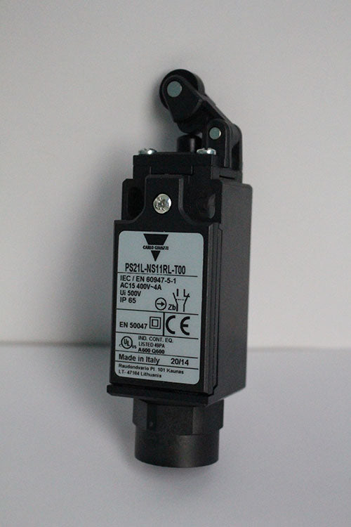 Limit Switch Carlo Gavazzi PS21L-NS11RL-T00 Rodillo de plástico 500 V
