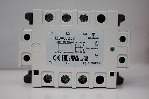 Relevador de Estado Sólido Trifásico Carlo Gavazzi RZ3A60D55 600 V 55 A