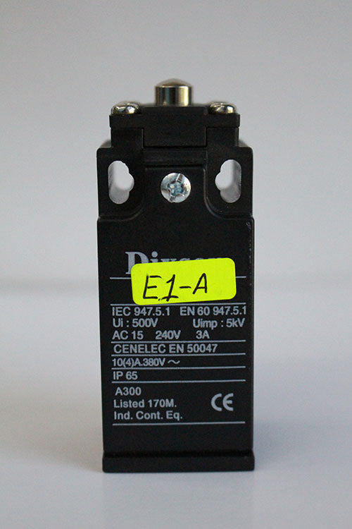 Microswitch Dixsen E1-A Botón pulsador 7.6 x 3.0 cm