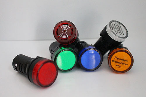 Piloto LED AD22 22 mm 12 V 24 V 127 V 220 V
