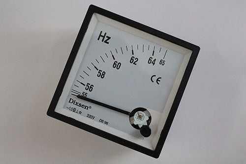 Frecuencímetro Analógico Dixsen DE-96 55-65 Hz 9.6 x 9.6 cm