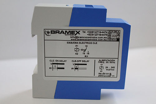 Temporizador Coel CLE-1R 24-240 Vca/Vcd 5 A On Delay Off Delay