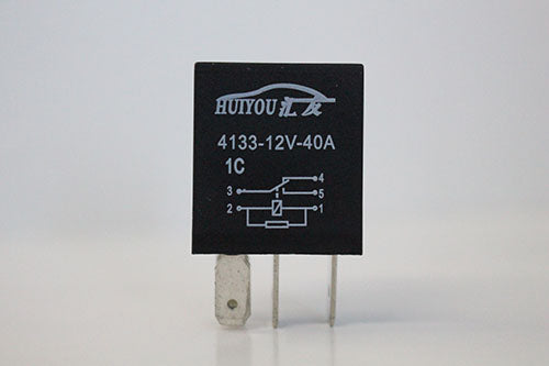 Relevador Automotriz de 5 Pines Huiyou 4133-12V-40A 12 V 40 A