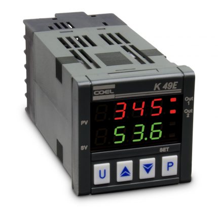 Controlador de Temperatura Coel K49EHCRR-P 100 a 240 Vca PID Doble Display LED