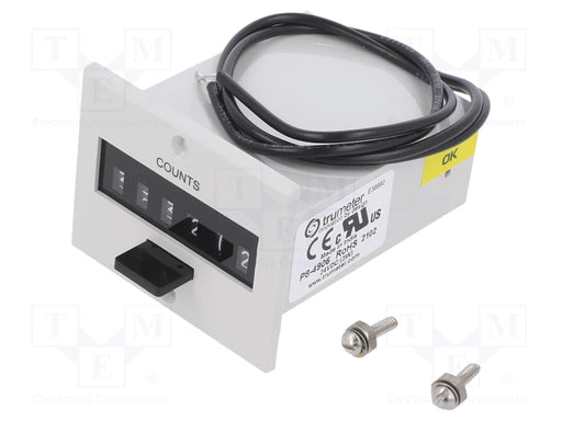 Totalizador Electromecánico Trumeter P8-4906 Modelo 49 6 Dígitos 24 Vcd