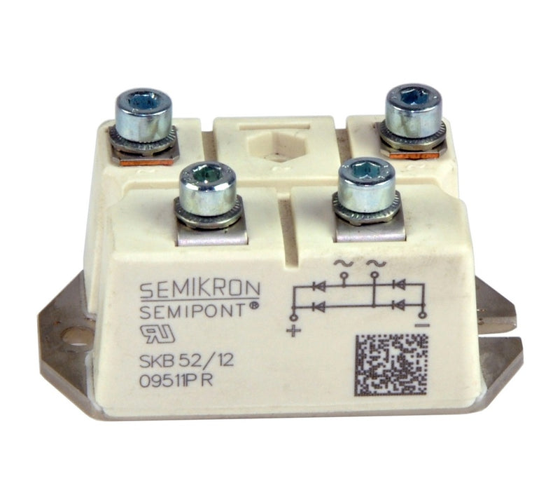Puente Rectificador Monofásico Semikron SKB 52/12 1.2 kV 50 A