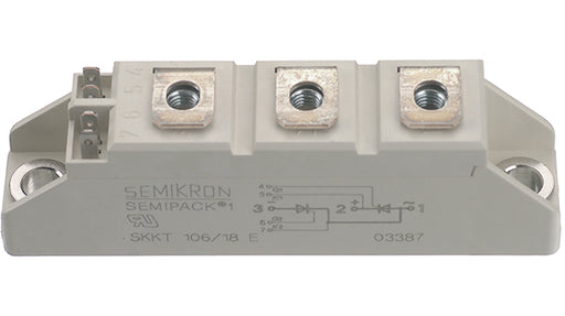 Módulo de Tiristores Semikron SKKT 132/14E 1.4 kV 130 A