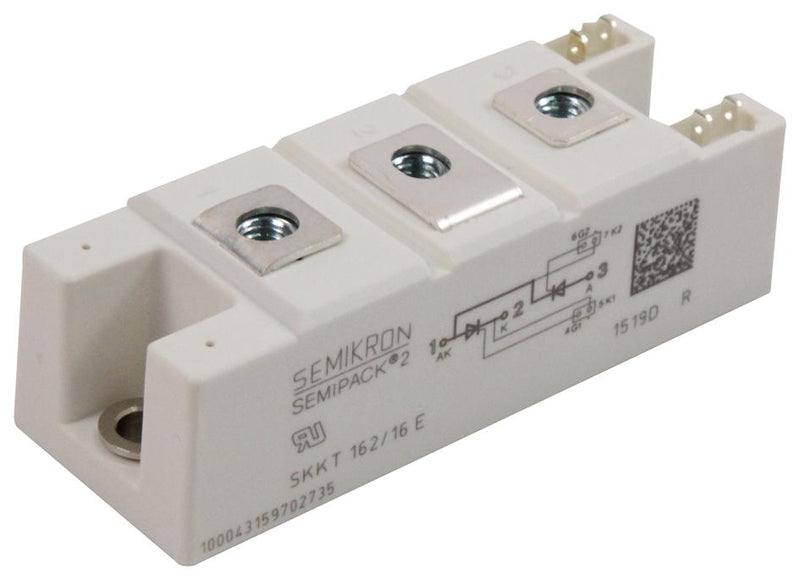 Módulo de Tiristores Semikron SKKT 162/16E 1.6 kV 156 A