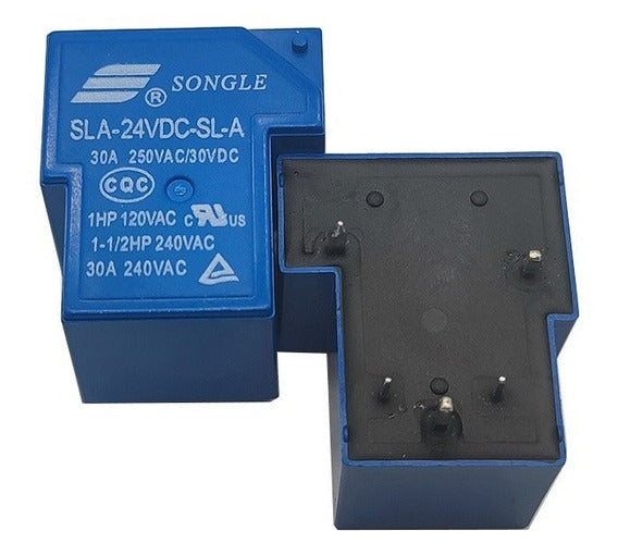 Relevador de Potencia Songle SLA-24VDC-SL-A 24 Vcd 30 A