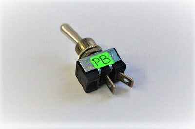 Switch Toggle Carling PB 125 a 250 Vca 20 A 2 Pines ON-OFF
