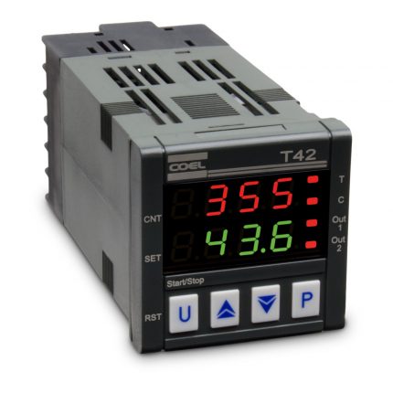 Temporizador Contador Coel T42HLRR-K-P 100-240 Vca 2 Relés SPDT 8 A