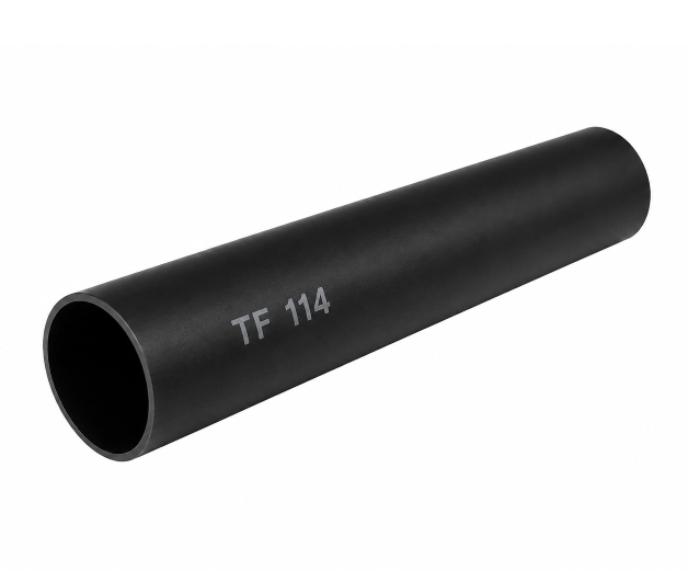 Tubo Termocontráctil (Termofit) de Pared Delgada: 1 1/4" (Negro)