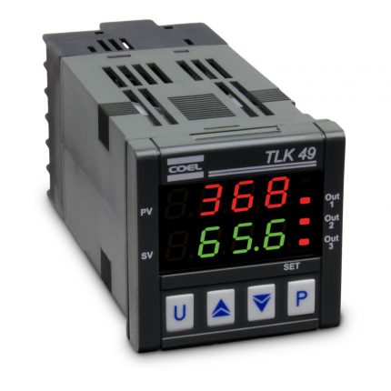 Controlador de Temperatura Coel TLK49LORR 24 Vca/Vcc PID Auto-tune
