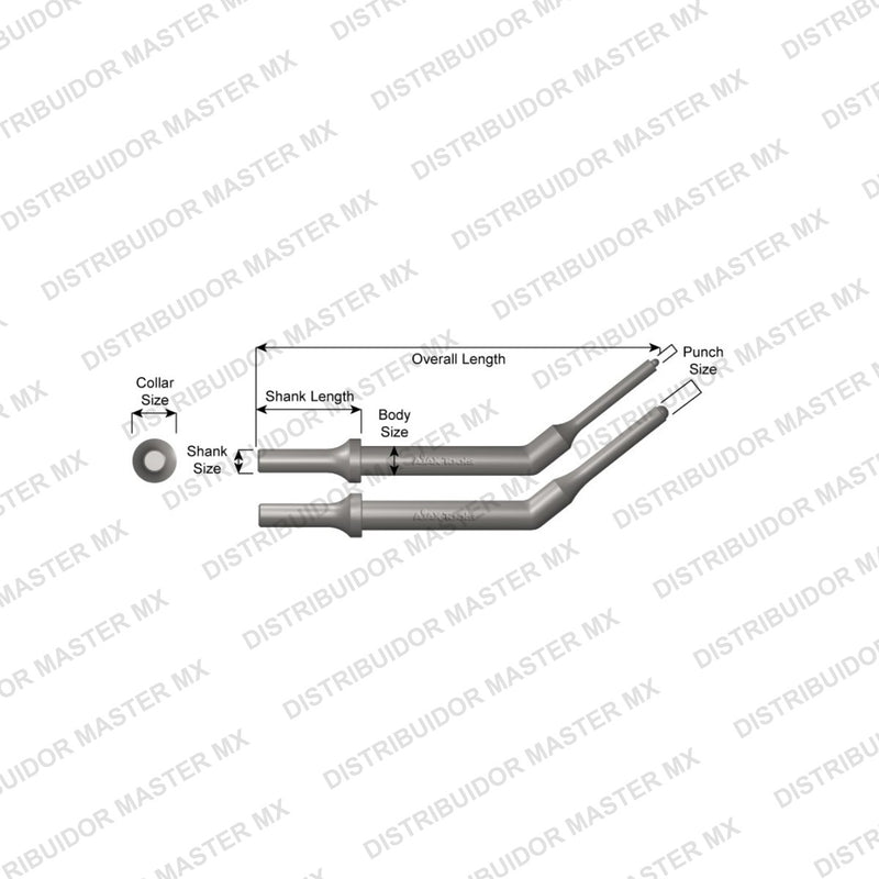 Ajax Tools 1110 — Juego de 2 Impulsores de Pasador de Bisagra — Vástago .401"