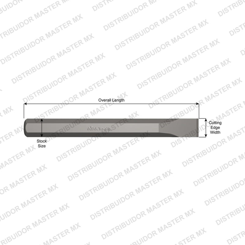 Ajax Tools 511 — Cincel Plano Manual 7/8" Filo 1", 12"