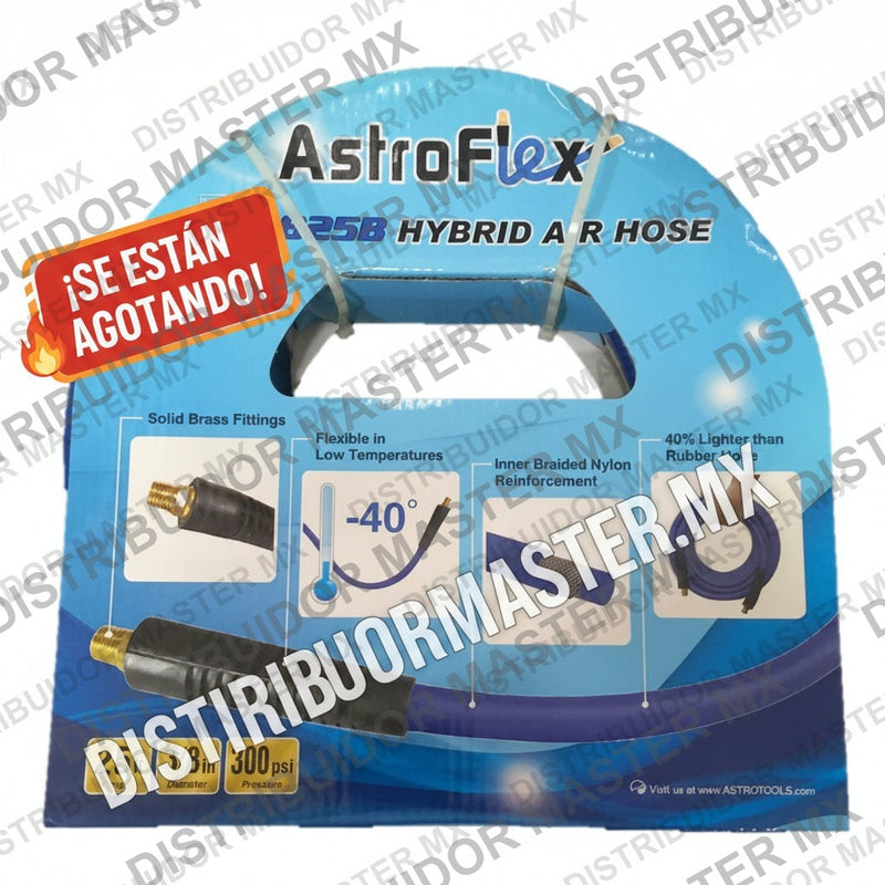 Manguera hibrida Astroflex 25 ft de 300 psi