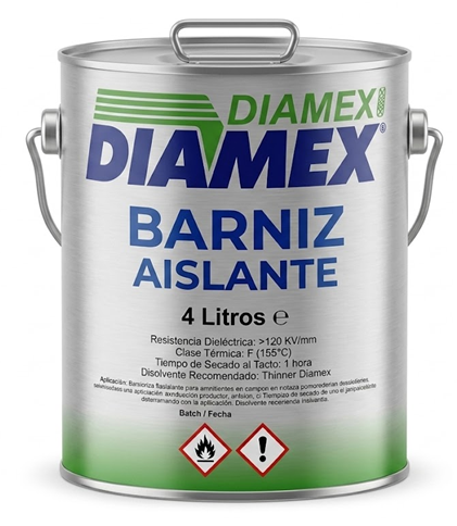 Barniz Aislante Claro | Secado al Aire | Presentación 4 Litros (Galón)