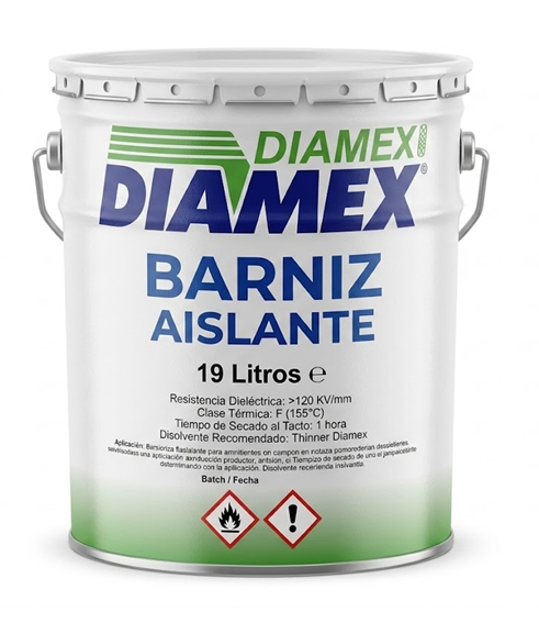 Barniz Aislante Claro | Secado al Aire | Presentación 19 Litros (Cubeta)b