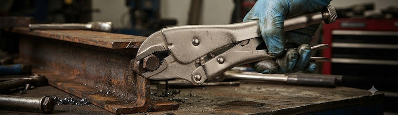 Pinza de Presion | Mordaza Recta | 9" | Modelo HYPP9